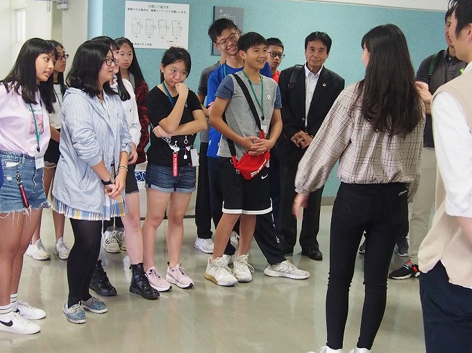 国際交流サークルＩＣＥと台湾の高校生との交流