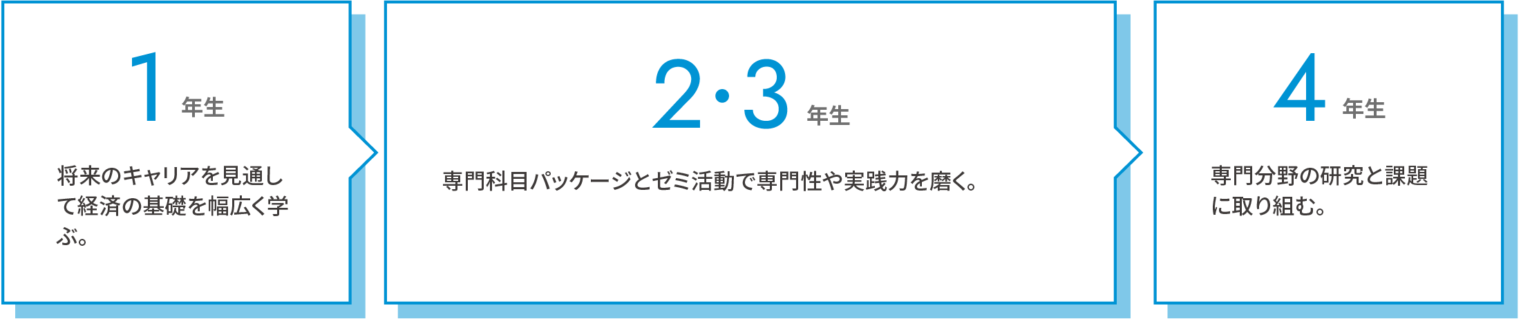 経済学部 経済学科　4年間の学び