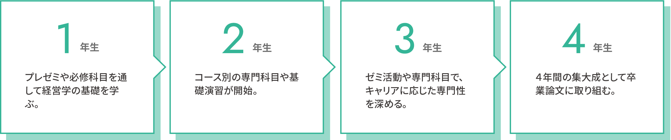 経営学部 経営学科　4年間の学び