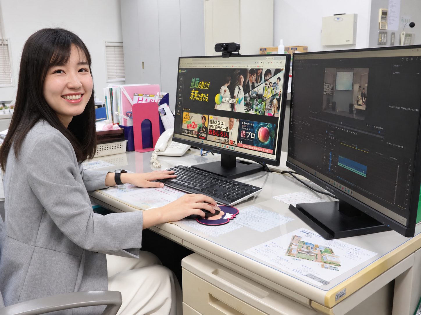 総務企画課の業務風景