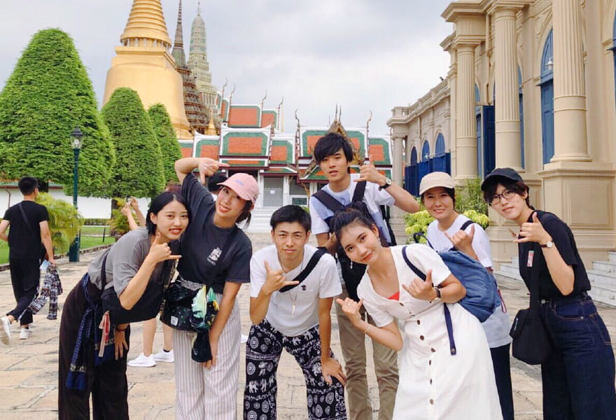 タイ観光の様子
